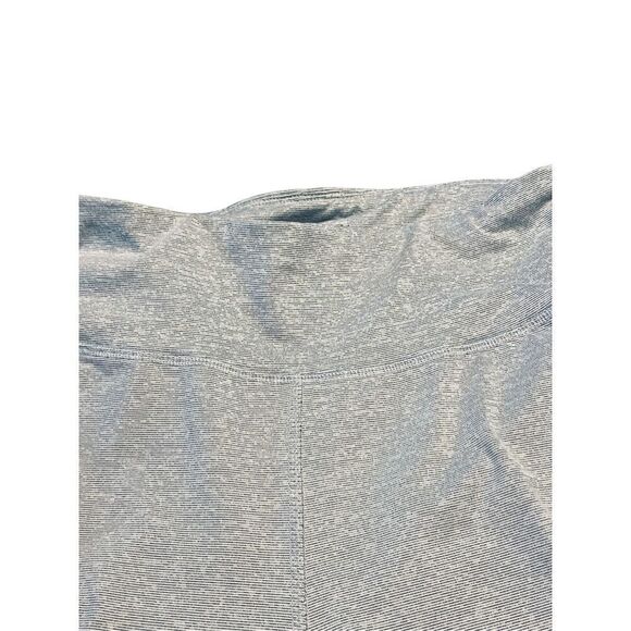 Spalding Womens Black White Striped Pull On High Waist Leggings Size Small - Picture 2 of 7